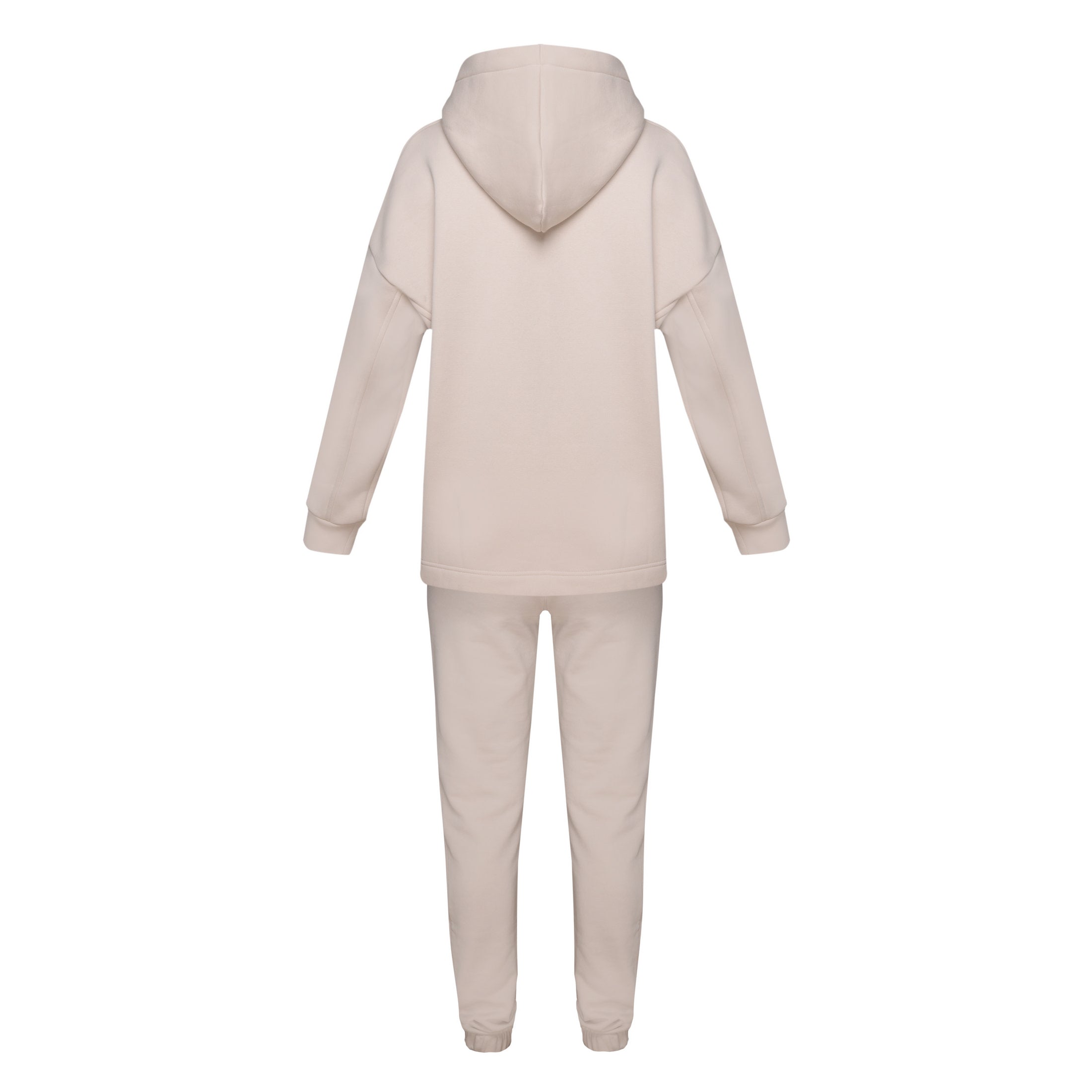 Casual sport suit in milky color